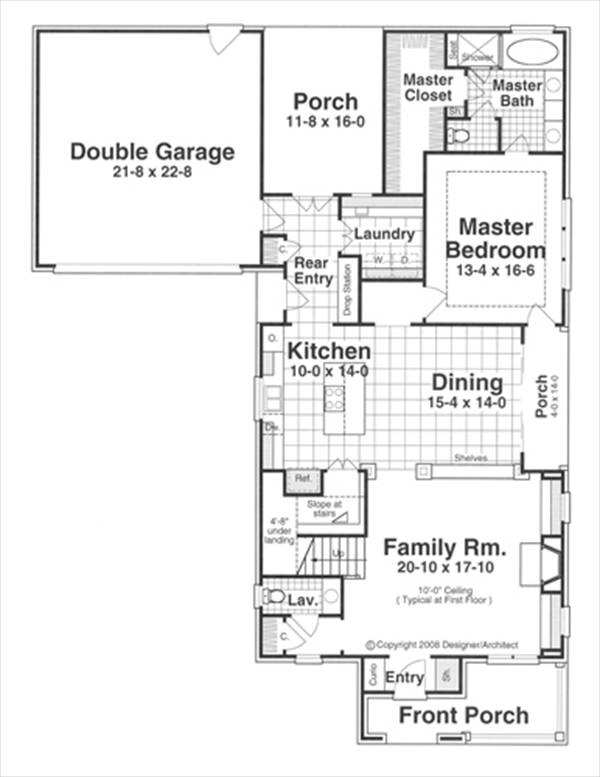 First Floor image of HEPBURN House Plan